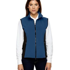 NWT North End 3-layer softshell vest, blue/black, XXL